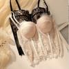 French Lace Camisole Suspenders Fishbone Corset Corset Stitching Bottoming Top Women Gather Vest Underwear