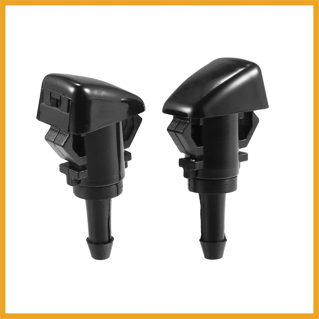 2pcs Windshield Washer Nozzle for CHRYSLER 200 2011-2014 2.5 Meters Hose with Gasket Connectors Kit Replaces 68024312AB Replacement