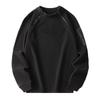 Men's Autumn/Winter Tactical Hoodie - Stand-up Collar, Warm, Loose, Breathable, Solid Color, Plus Velvet, Thickened