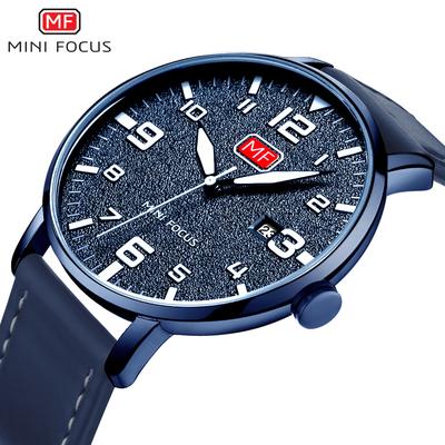 Top Luxury With Box Mini Focus Ultra-thin Fashion Men's Watch Calendar Waterproof Quartz Watch