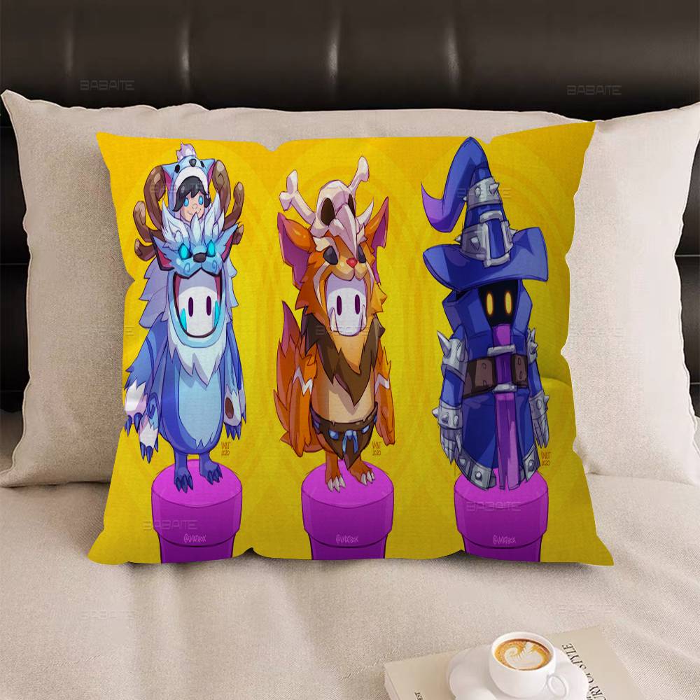 

Funny Cute G-Guys Fall Personalized Pillow Cover Kids Bedroom Wild Party Decor Pillowcase Kid Birthday Shower Gift 12x12Inch