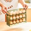 Holder 30 Egg Cartons Space Saving Egg Storage Box Food Containers Refrigerator Organizer Egg Tray