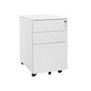 SONGMICS Steel Rolling Cabinet with 3 Drawers and Hanging File Lockable Office Cabinet