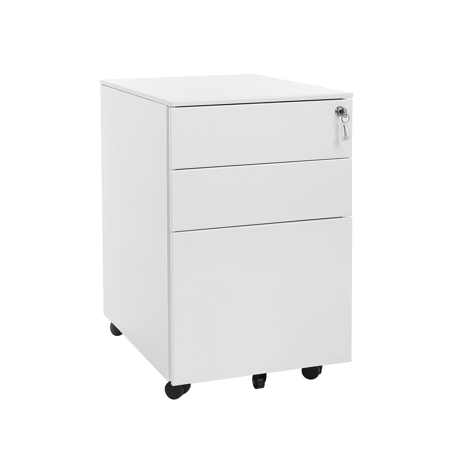 SONGMICS Steel Rolling Cabinet with 3