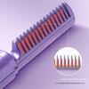 USB Hair Straightener Rechargeable Fast Heating Comb Portable Lazy Wireless Hair Hot Comb  Women