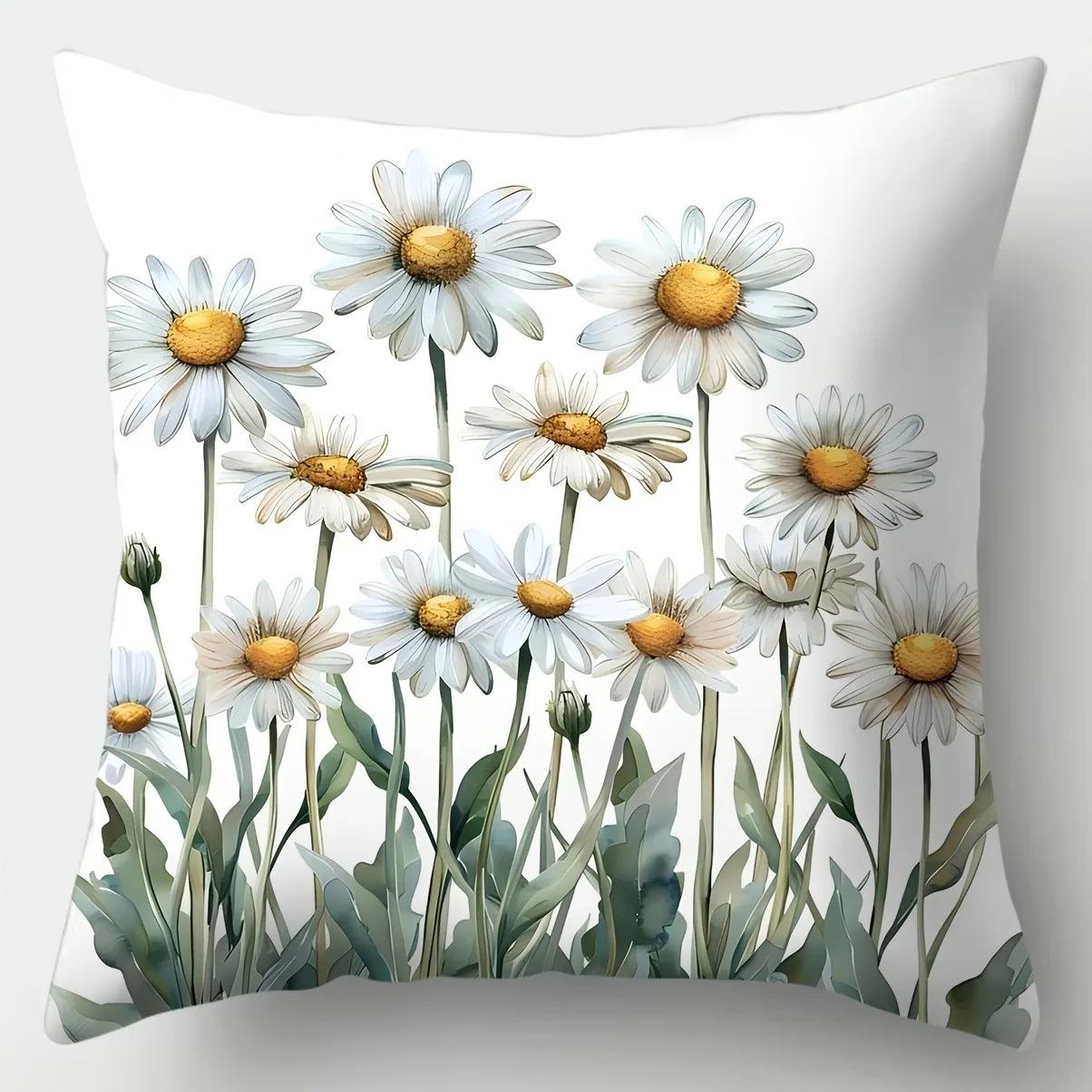 

Square Cushion Cover Nordic Geometric Print Pattern Home Living Room Sofa Decorative Pillow Pillow Cover 16x16Inch