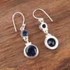 London Blue Topaz Gemstone 925 Solid Silver Handmade Jewelry Engagement Earrings EE-160-5