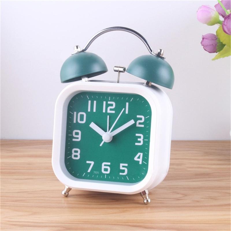 3'' Mechanischer Wecker Genaue Zeitanzeige Studentenuhr Lauter Ton, Batteriebetrieben Metallrahmen