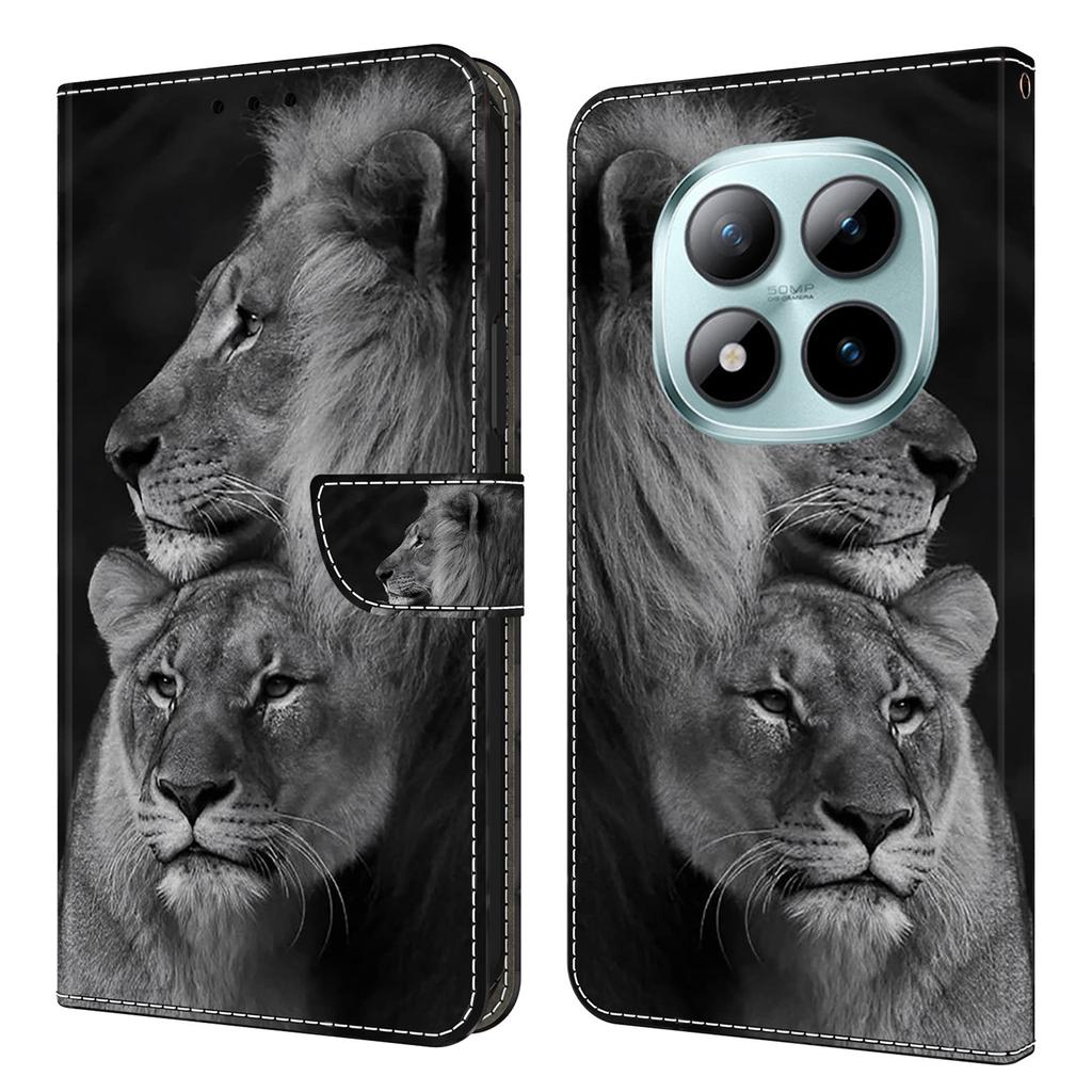 Wallet Case For Xiaomi Poco M8 5G/Redmi Note 15 5G (Global)/15 4G (Global) Magnetic Clasp 3D Pattern Leather Phone Cover