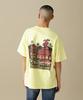 Avirex WEST COAST SHORT SLEEVE T-SHIRT DINER, Men's, Size 2XL, 438, Lemon, 783-3134057