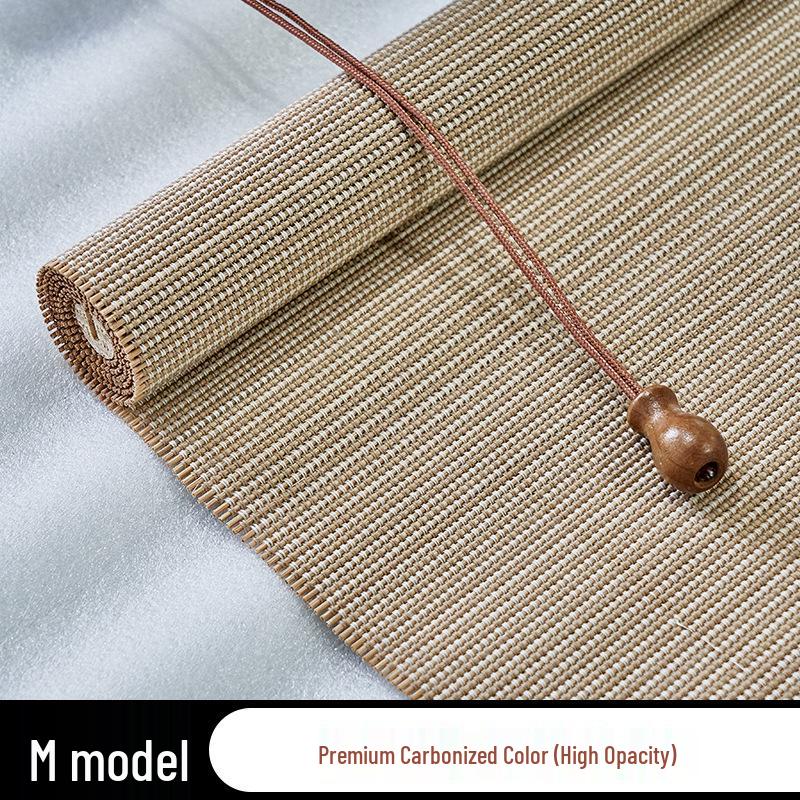 Bamboo Roller Blind Sunshade: Window or Door Curtain for Tea Rooms, Restaurants, Hotels - Ideal for Decoration and Partition.