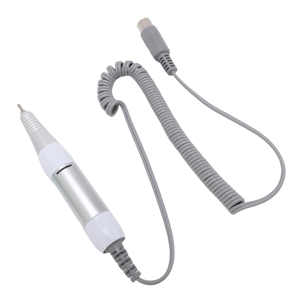 Nail Drill Handpiece Replacement Aluminum Electric Nail Drill Handle for Nail Polishing Machine with 5 Pin Plug