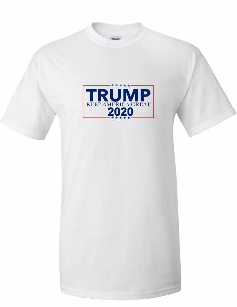 Trump Keep America Great Tee Shirt 2020 Conservative Red Blue White T-Shirt L