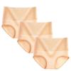 Set of 3 High-Waisted Women's Jacquard Panties - Sexy, Postpartum Abdomen Control, Hip Lift Design.