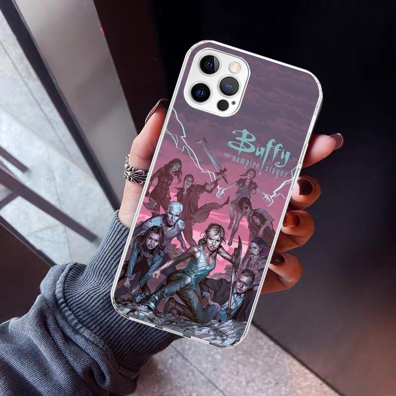 Buffy the Vampire Slayer Phone Case For iPhone 17 Air 11 13 Mini 14 15 Plus 16 12 Pro Max 16E SE 7 8 Pattern Soft TPU Back Cover