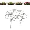 Anneau de Support Métallique pour Plantes de Jardin, Cage Robuste pour Pivoines Dahlias, Support à Fleurs Empilable pour Plantes d'Intérieur et d'Extérieur, Anneau Décoratif à Traverser