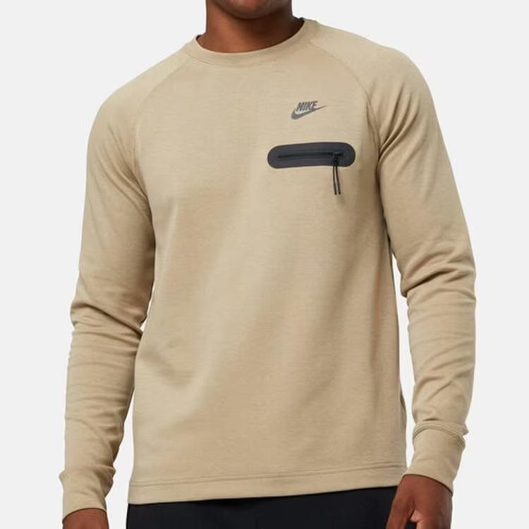 New Nike Sweatshirts Men's Beige FD9881-247