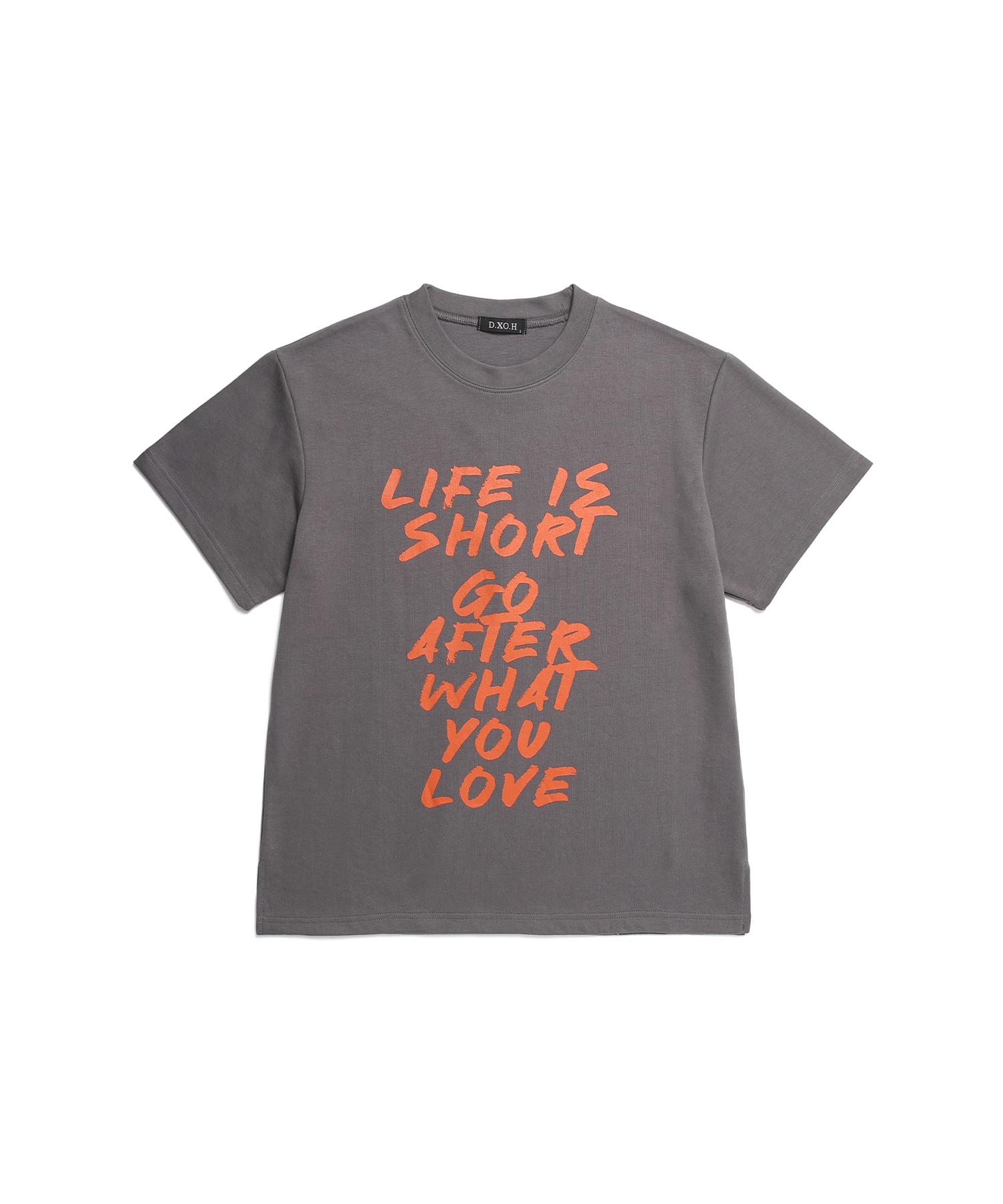D So H Life T-Shirt Charcoal 1