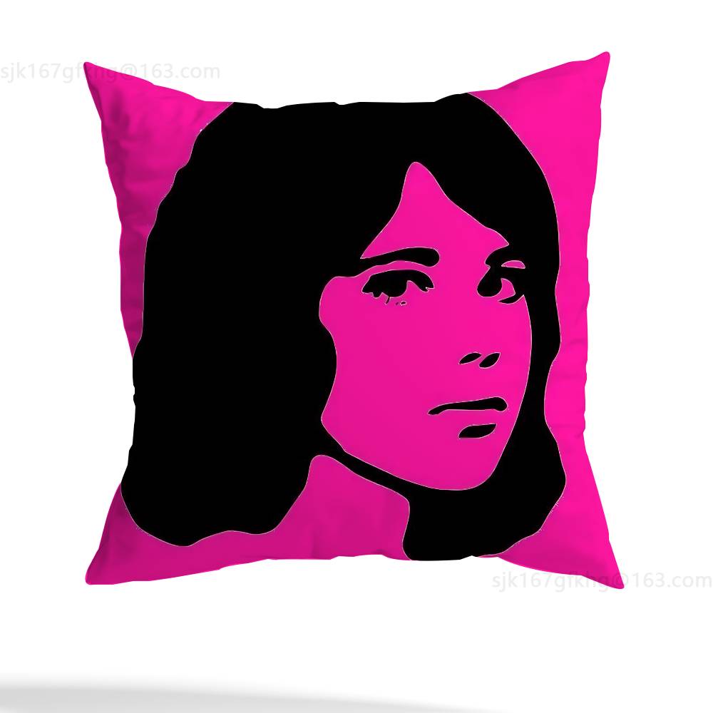 Tv Girl Who Really Pillow Case Sofa Living Room Bedroom Headboard Backrest Cushion Square Cushion Nap Time