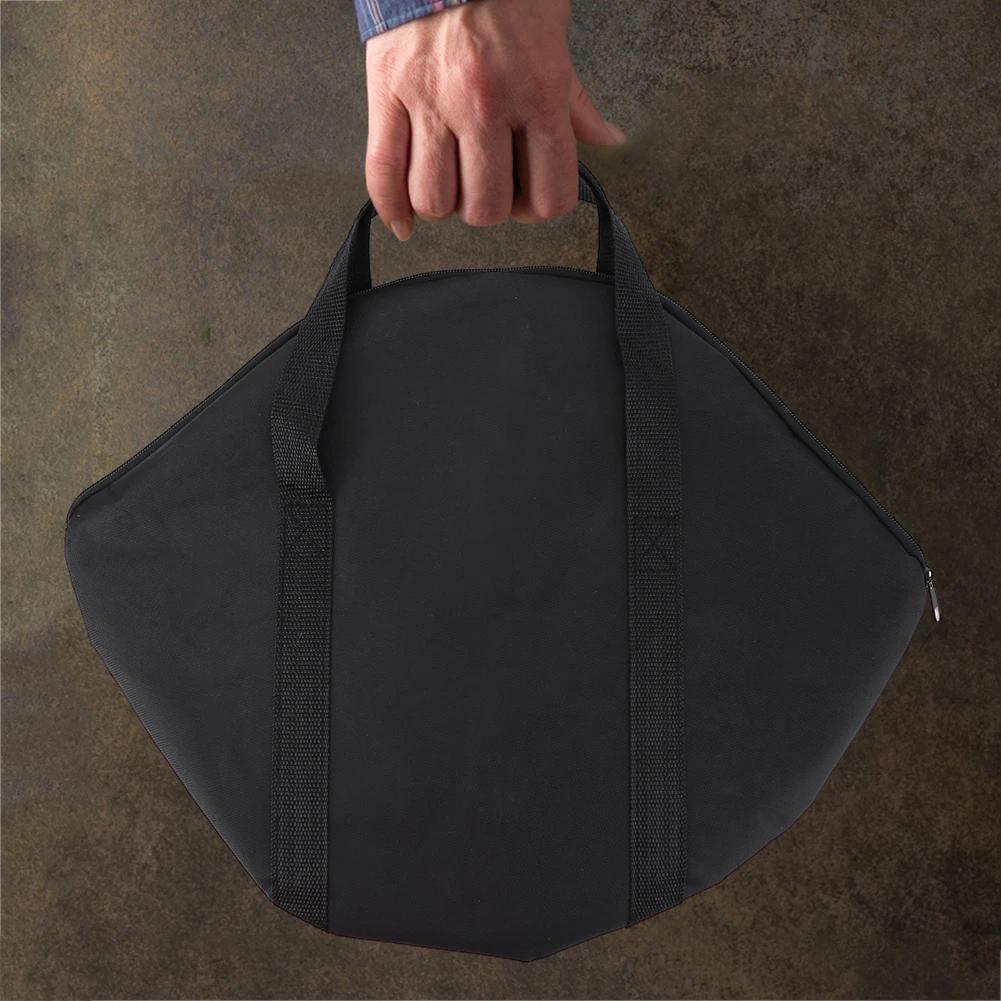 Baking Pan Storage Bag with Handle Wear-Resistant Grilling Pan Pouch 47x38cm Camping Frying Pan Bag Outdoor BBQ Tool for Kitchen
