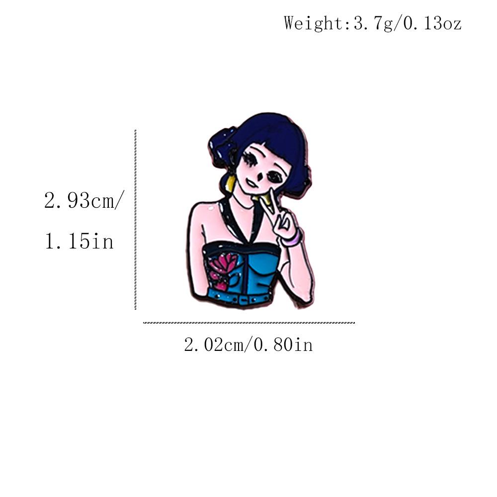 Popular Demon Slayer Metal Badge: K-POP Lumizo Yi Mila Cartoon Brooch