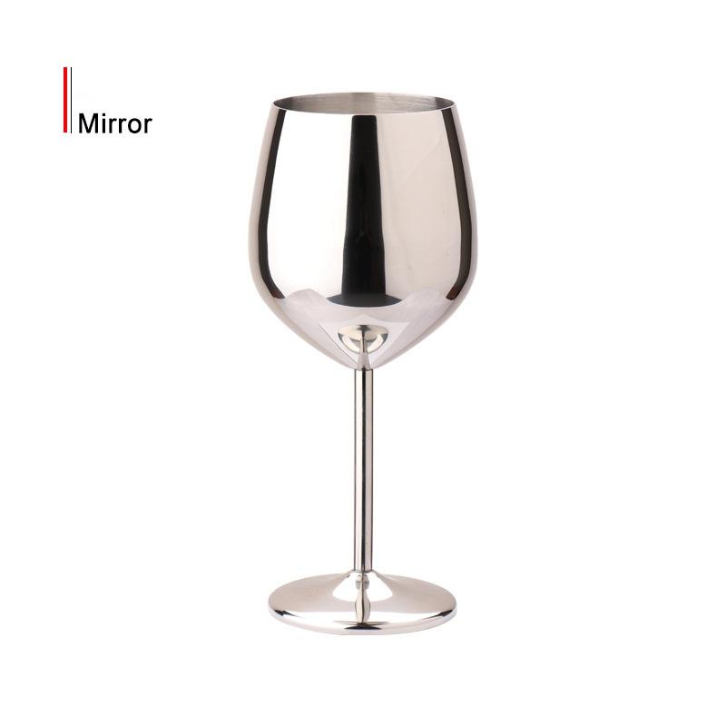 Stainless Steel Wine Glass Metal Wine Glass Bar Supplies Hotel Supplies Household Kitchen Supplies Cocktail Glass Rose Gold Wine Cup