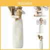 Angels Tree Willow Figurine Embrace Pet Ornament Sculptures Statue Gift Resin