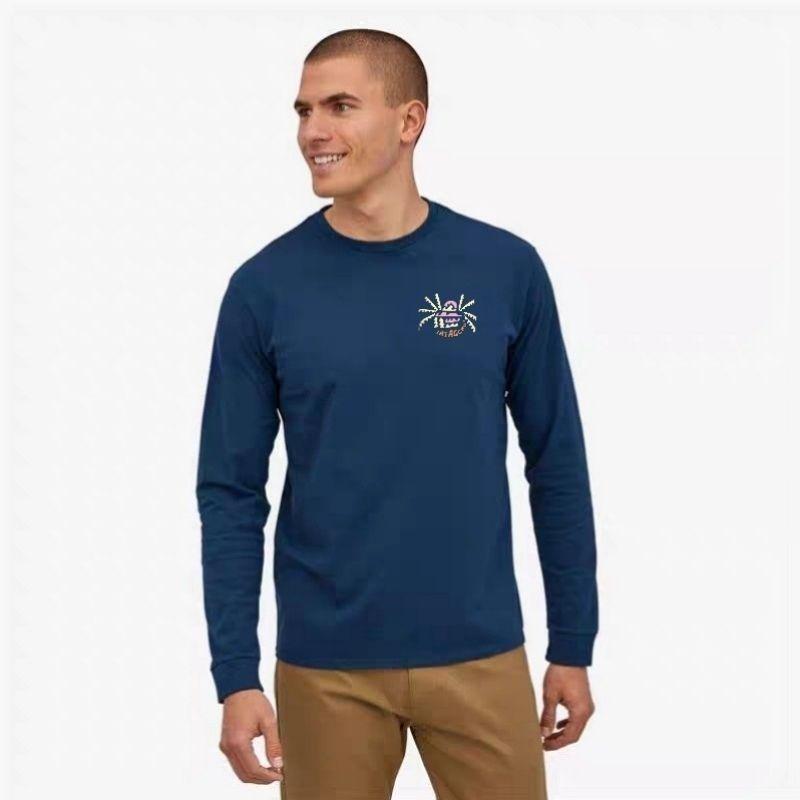 

Bata Trendy Unisex Graffiti Forest Print Long-Sleeve T-Shirt for Autumn/Winter M