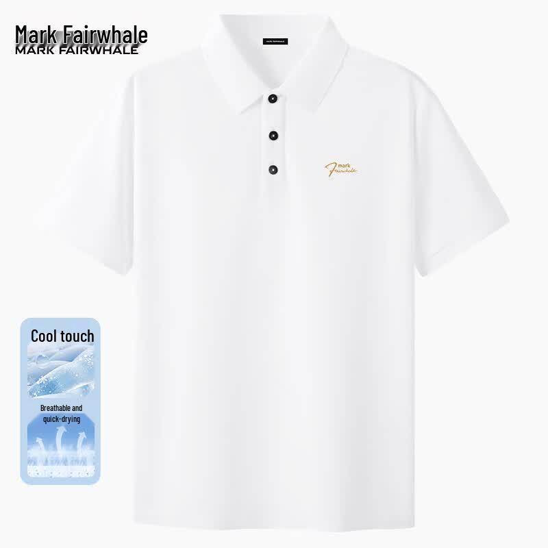 Mark Fairwhale Men's Breathable Quick-Dry Polo T-Shirt