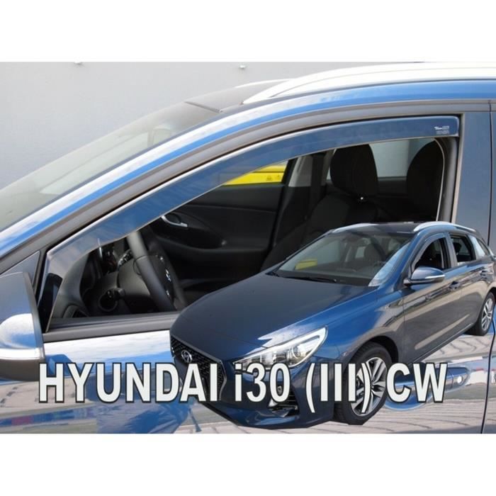 J&amp;J AUTOMOTIVE | Heko Deflecteurs d'air Déflecteurs de Vent Pour Hyundai I30 3 depuis 2017 5P. Berlina / Break