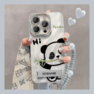Bamboo Panda Apple 15promax Mobile Phone Case 12/13/11 Anti-drop XR/14PRO Tide 12PRO All-inclusive