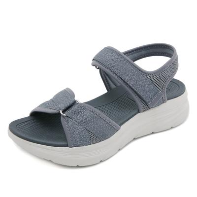 Damensandalen Übergröße 35-42 Schuhe für Damen Sommer Mode Plateau-Schuhe Rutschfeste Keile Bequem Strand Sandalias De Mujer