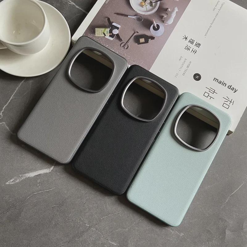 Honor Magic6 Pro Luxury Leather Anti-Fall Protective Case – Simple, Sleek, and Professional.