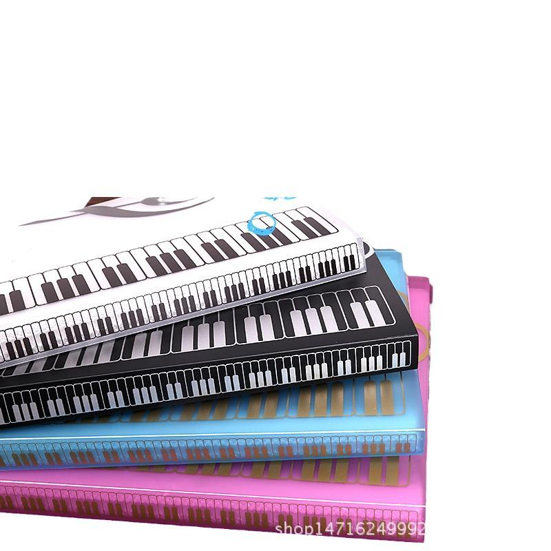 Piano Music Sheet Holder - A4 Size, Large Capacity