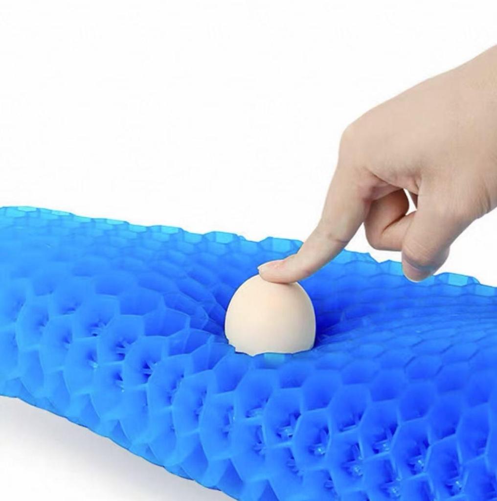 Summer Gel Seat Cushion: Honeycomb Cooling Pad for Office, Car, and Long Sitting Comfort