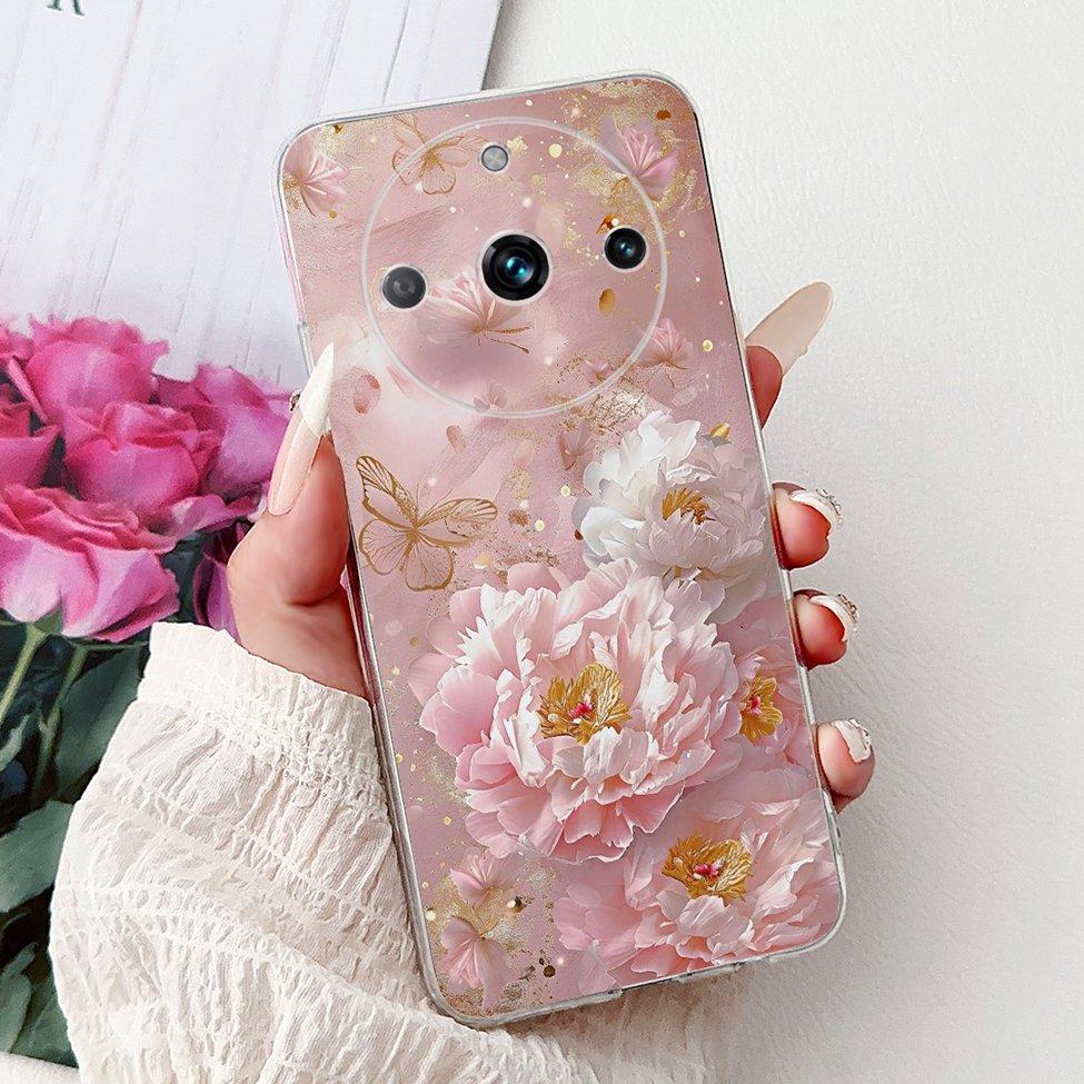For Realme 11 Pro Plus RMX3740 RMX3741 Cover For Realme 11 Pro+ Case Simple Fashion Letters A-Z Pattern Design Silicone Bumper