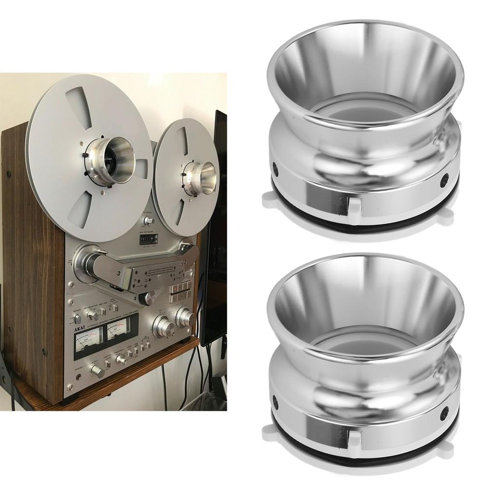 1 Paar 10-Zoll NAB-Nabenadapter Aluminiumlegierung Öffner Universelles Ladegerät für Studer ReVox für Aka