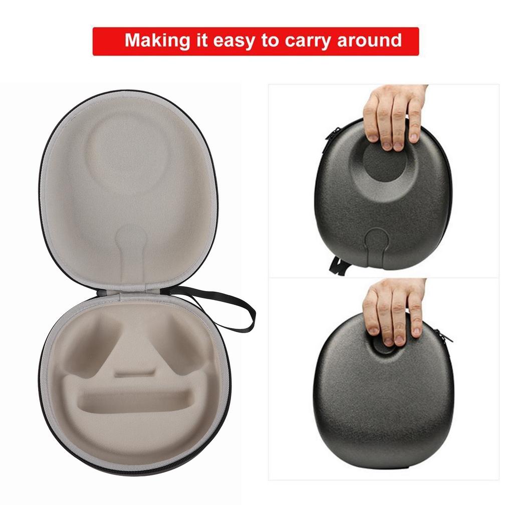 Tragbare Hartschalen-Aufbewahrungstasche für Headset-Etui, wasserabweisende Hartschale, Reise-Tragetasche