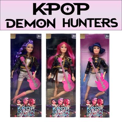 @@@ NEW Live-Action Kpop Demon Hunters Figure Toy Rumi Mira Zoey Mira Theme Song Of Colorful Lights Birthday Gifts For Girls
