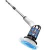 Electric Cleaning Brush Kit Multifunctional Handheld Cordless Scrubber for Kitchen Bathroom Digital Display Black White