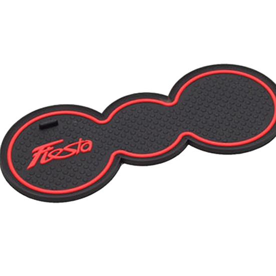 7 ks Interiér auta Slot pre dvere Zásuvka proti prachu Podložky pod poháre pre Ford Fiesta 09-14