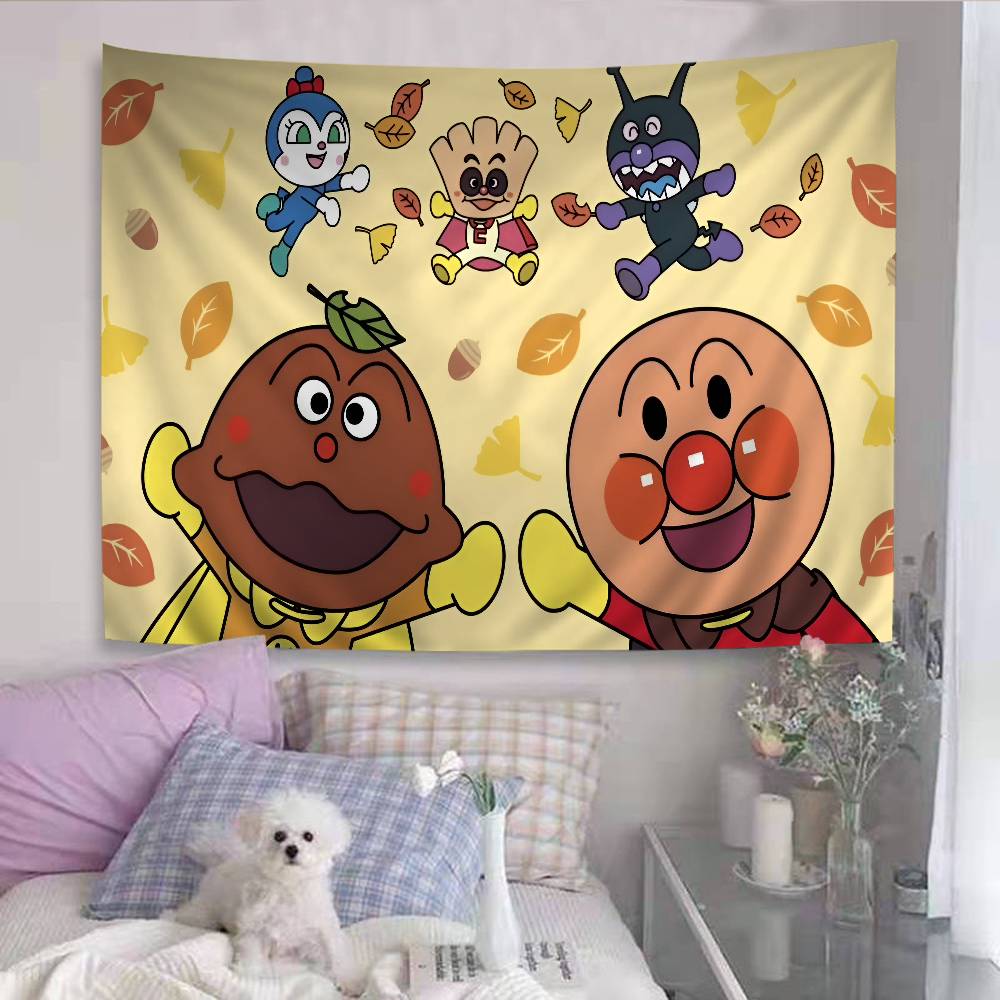 Anpanman Anime DIY Wall Tapestry For Living Room Home Dorm Decor Wall Art Decor