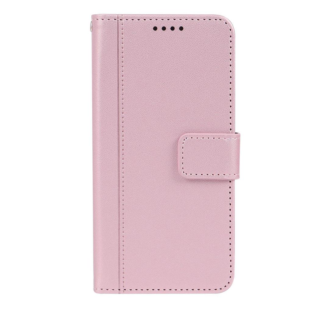 Kunstleder Handyhülle mit quadratischer Schnalle Fotorahmen für Samsung Galaxy S25 S24FE S23