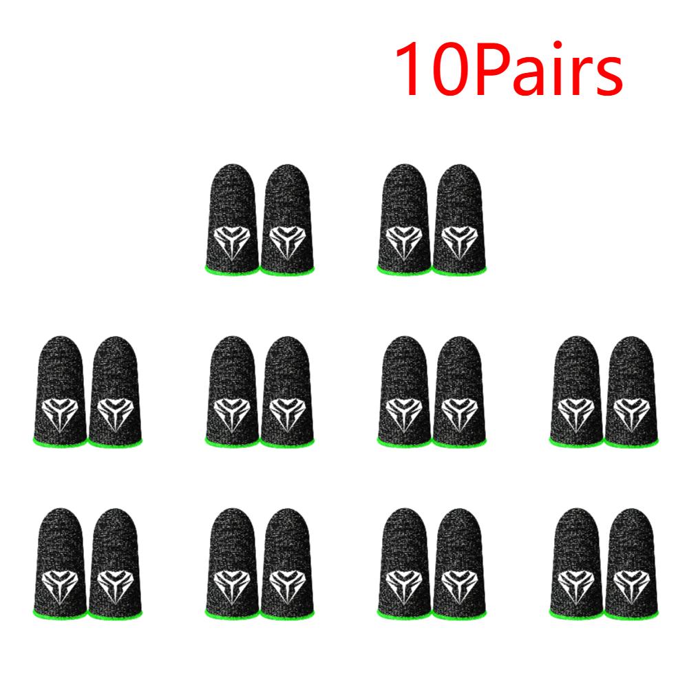 1-30 Paar Gaming-Fingerlinge für PUBG Atmungsaktiv Schweißfest Rutschfest Fingerspitzenabdeckung Daumenhandschuhe Touchscreen-Fingerlinge