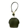 Extendable Reading Magnifying Glass Easy-pull Buckle PU Leather Key Chain  Seniors