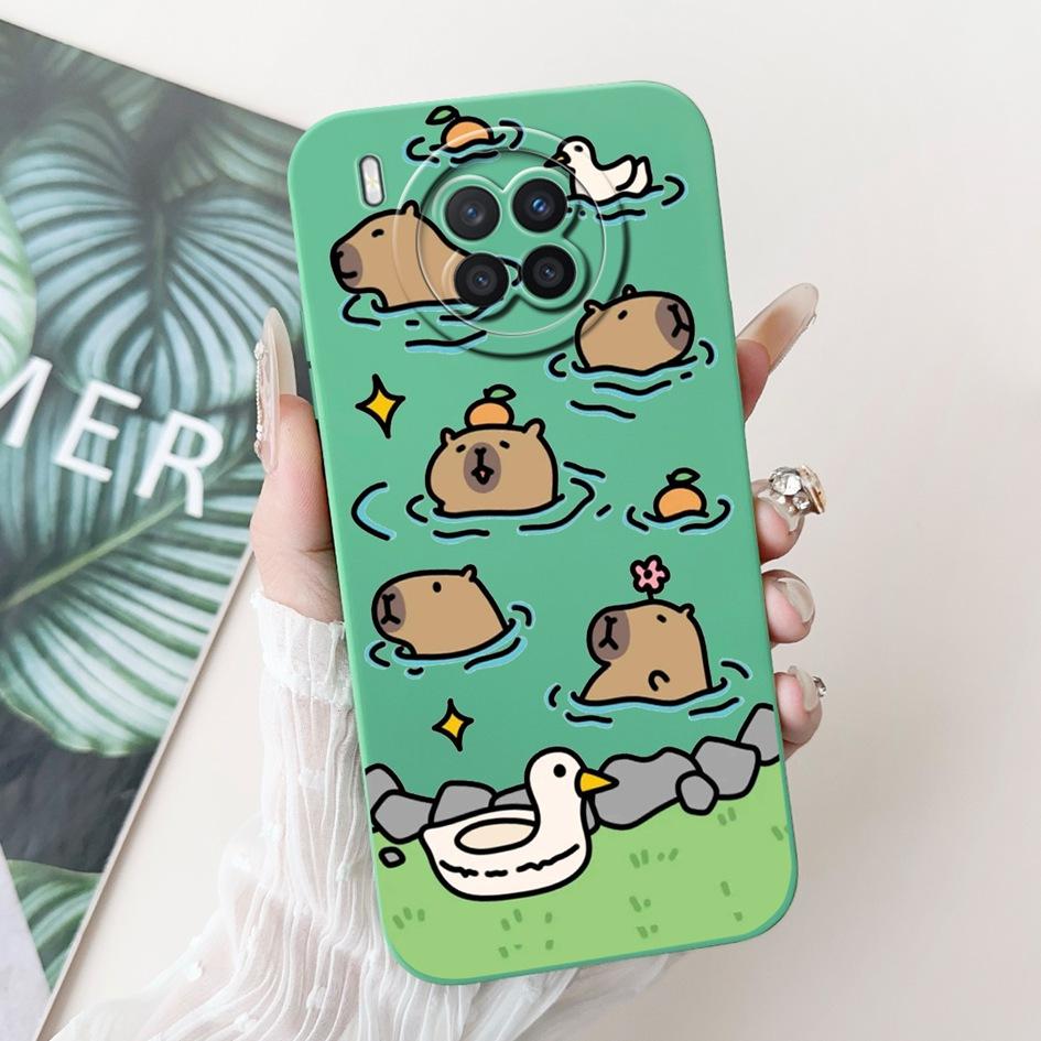 Cartoon Case For Honor 50 Lite Cover Huawei Nova 8i Phone Case Cute Daisy Panda Soft TPU Back Cover For Honor50 Lite Nova8i Capa
