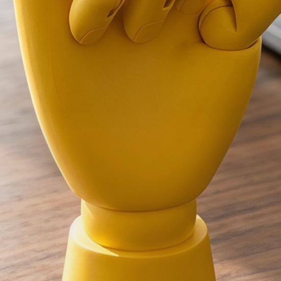 Articulated Flexible Hand with Model And Base Moveable Joint 3D Printed Poseable