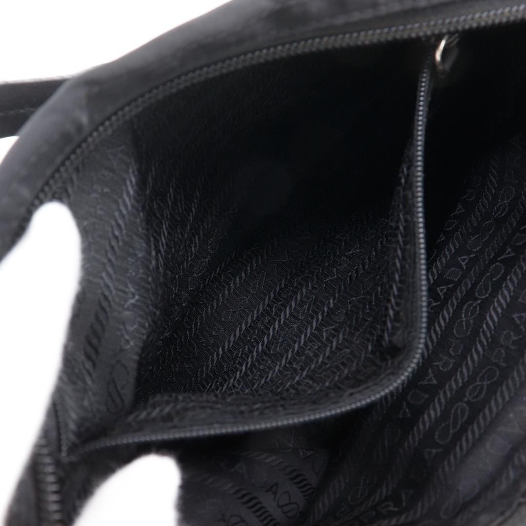 PRADA Handbag black Nylon Women Used