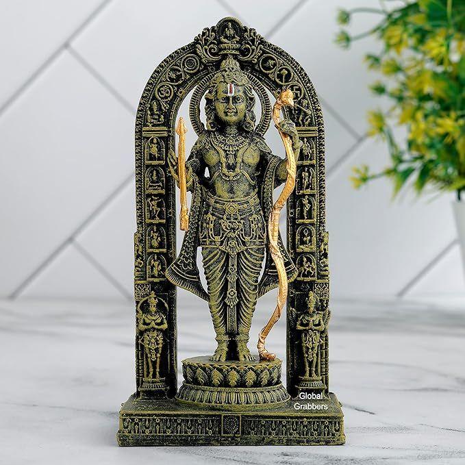 Ram Lalla Ayodhya Idol Statue Showpiece Murti for Home Decor Decoration Gift Gifting Items car Dashboard Accessories