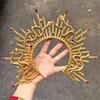 Antique Snake Design Hairband With Spiked Design For Women Daily Use and Special Event Masquerades Party Headpiece